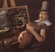 Paul Bril Self-Portrait oil painting on canvas